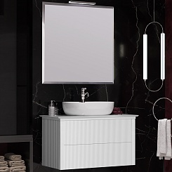 Opadiris Мебель для ванной Рубинно 90 One подвесная белая – фотография-1